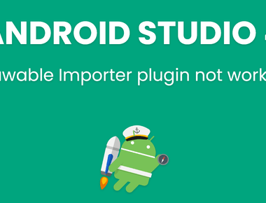 Android Drawable Importer plugin not working in Android Studio 4