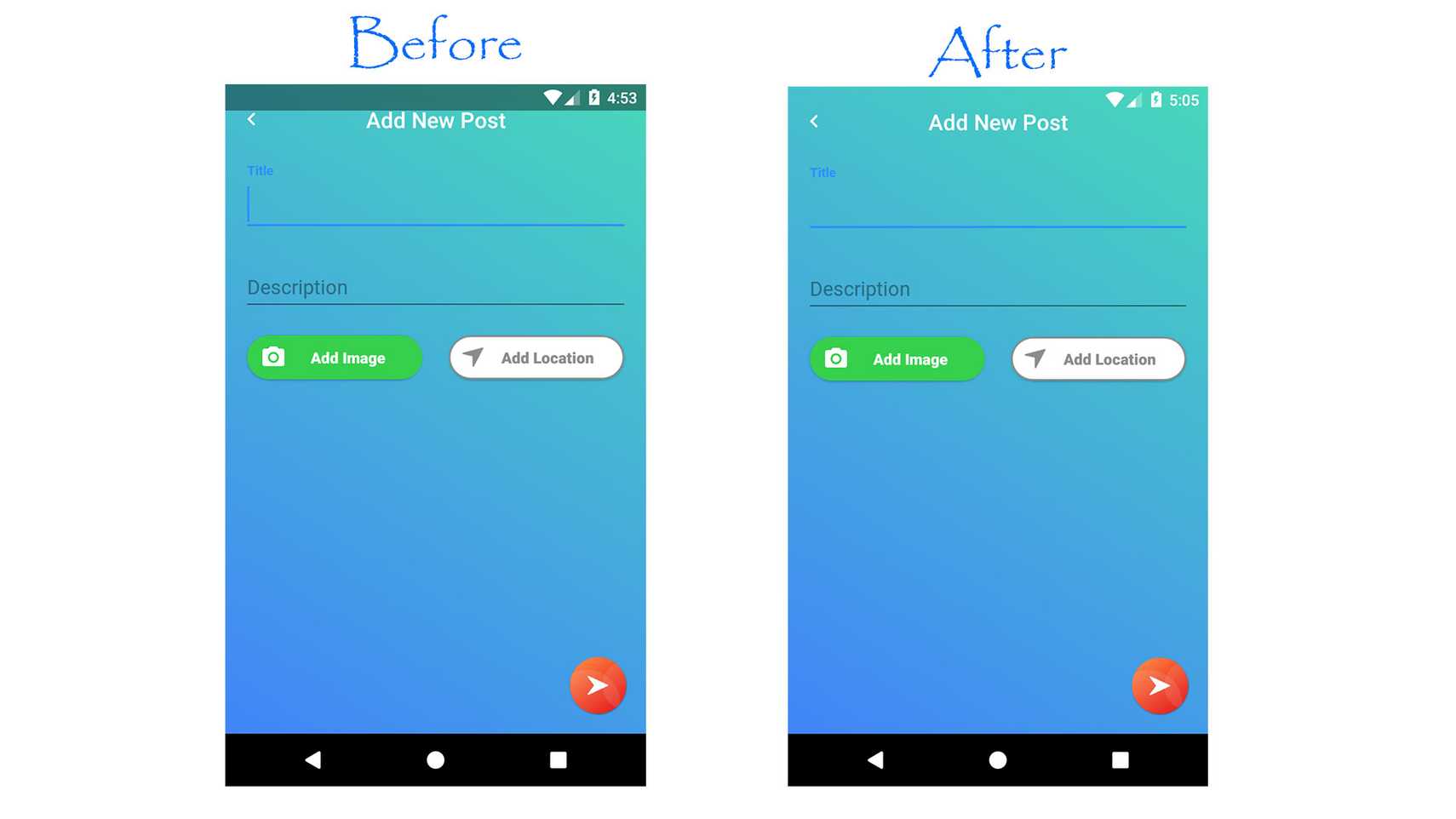 how to make fully Android Transparent Status bar | Learn Pain Less