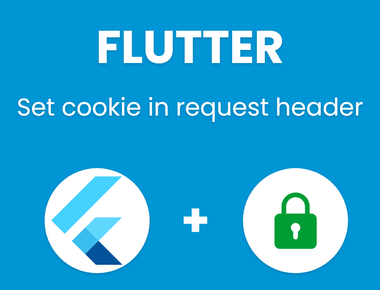 How to set cookie in header with the request flutter