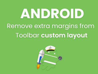 Remove extra margins from Toolbar custom layout Android