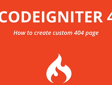 How to create custom 404 page in Codeigniter 4